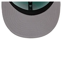 Men's New Era Turquoise/Charcoal Indiana Pacers Color Pack Two-Tone 9FIFTY Snapback Hat