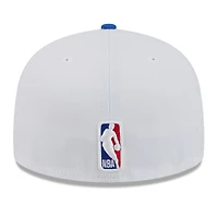 Men's New Era White/Blue Indiana Pacers 2025/26 City Edition 59FIFTY Fitted Hat