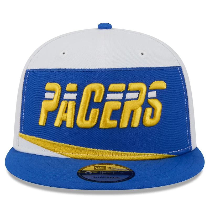 Casquette snapback New Era blanche et bleue Indiana Pacers édition City 2025/26 pour homme