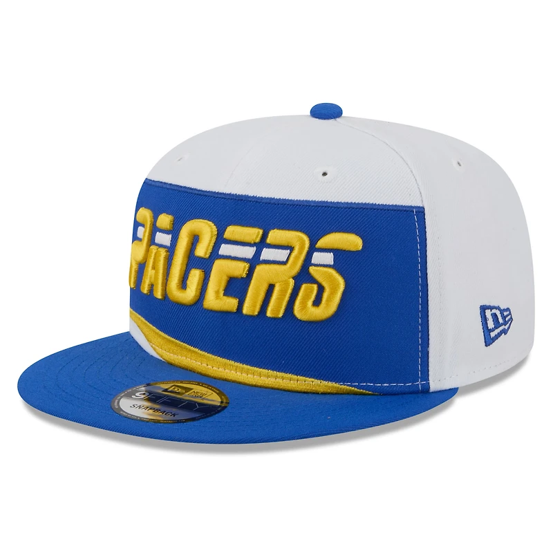 Men's New Era White/Blue Indiana Pacers 2025/26 City Edition 9FIFTY Snapback Hat