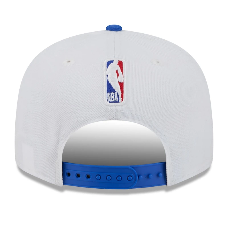Men's New Era White/Blue Indiana Pacers 2025/26 City Edition 9FIFTY Snapback Hat