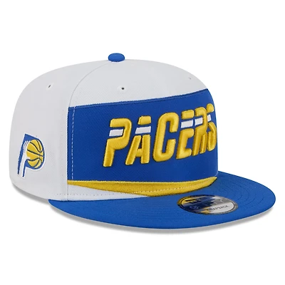 Men's New Era White/Blue Indiana Pacers 2025/26 City Edition 9FIFTY Snapback Hat
