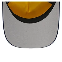 Men's New Era  White/Navy Indiana Pacers 2025 NBA Tip Off M-Crown A-Frame 9FORTY Adjustable Hat