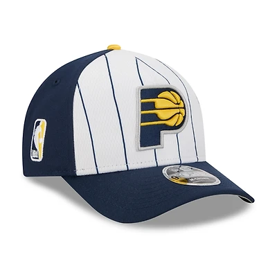 Men's New Era  White/Navy Indiana Pacers 2025 NBA Tip Off M-Crown A-Frame 9FORTY Adjustable Hat