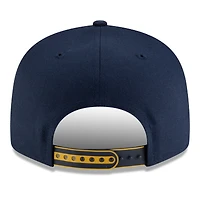 Men's New Era  White/Navy Indiana Pacers 2025 NBA Tip Off Split Panel 9FIFTY Snapback Hat