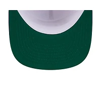 Men's New Era White/Navy Indiana Pacers Hardwood Two-Tone Golfer Adjustable Hat