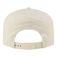 Casquette ajustable New Era blanche Indiana Pacers 19TWENTY années 80 en velours côtelé chromé