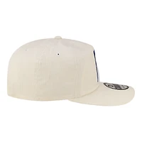 Men's New Era  White Indiana Pacers 19TWENTY 80s Chrome Corduroy Adjustable Hat