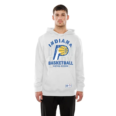 Men's New Era White Indiana Pacers 2025/26 City Edition Fleece Hoodie