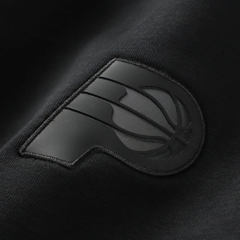 Sweat-shirt Nike noir authentique Indiana Pacers Standard Issue Travel Dri-FIT pour homme