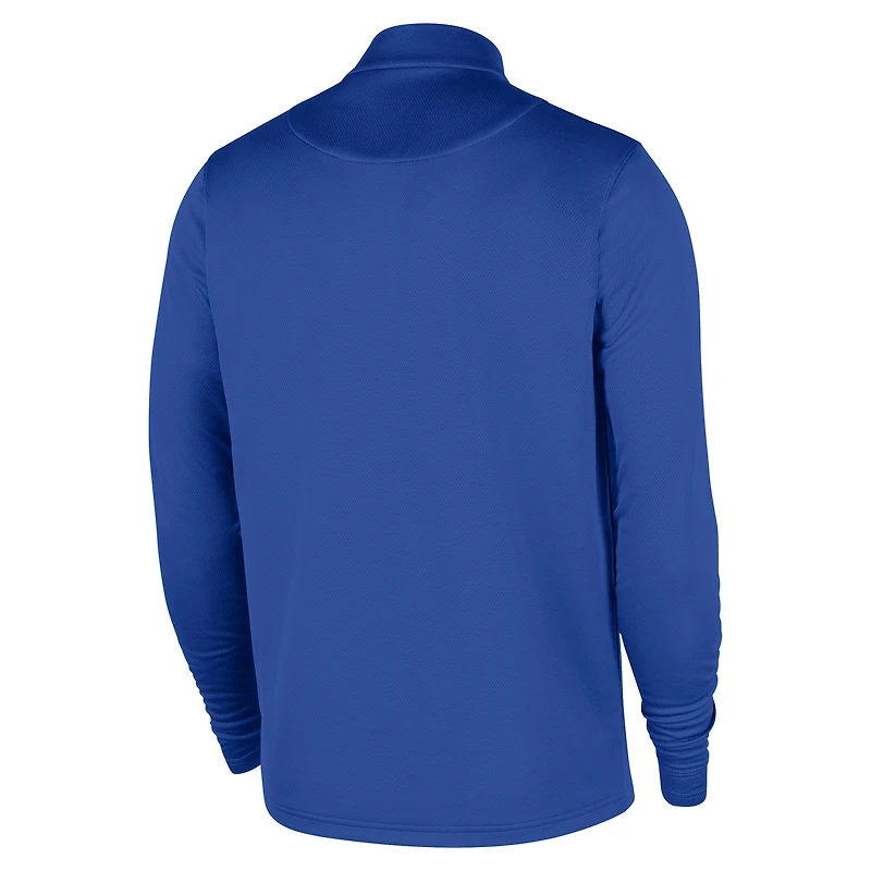 Men's Nike  Blue Indiana Pacers 2025/26 City Edition Remix Authentic Coaches Dri-FIT Half-Zip Top