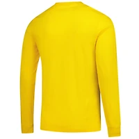 Men's Nike  Gold Indiana Pacers Authentic Long Sleeve Practice T-Shirt