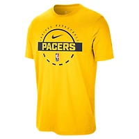 Men's Nike  Gold Indiana Pacers Authentic Practice T-Shirt