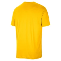 Men's Nike  Gold Indiana Pacers Authentic Practice T-Shirt