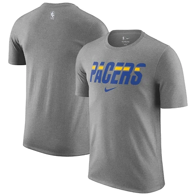 Men's Nike Heather Gray Indiana Pacers 2025/26 City Edition Remix Essential Logo T-Shirt