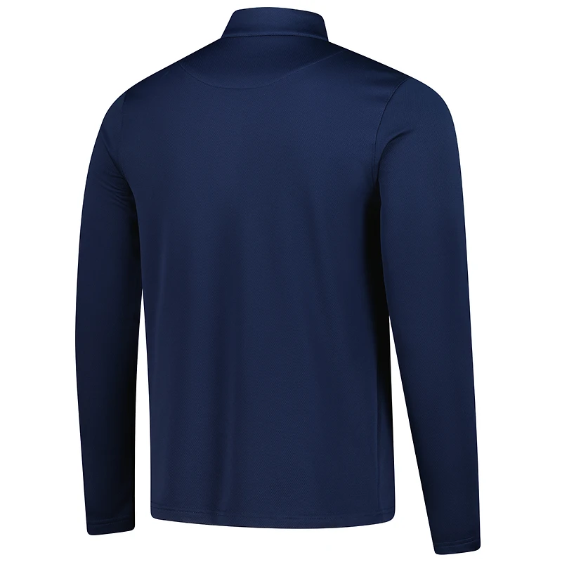 Men's Nike Navy Indiana Pacers 2025/26 Authentic Coaches Quarter-Zip Dri-Fit Top