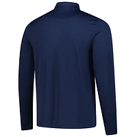 Men's Nike Navy Indiana Pacers 2025/26 Authentic Coaches Quarter-Zip Dri-Fit Top