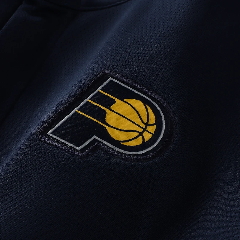 Haut Nike bleu marine Indiana Pacers 2025/26 Authentic Coaches Dri-Fit à quart de zip pour homme
