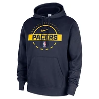 Sweat à capuche Nike bleu marine Indiana Pacers 2025/26 Authentic Practice Club pour homme