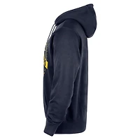 Sweat à capuche Nike bleu marine Indiana Pacers 2025/26 Authentic Practice Club pour homme