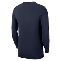 Men's Nike  Navy Indiana Pacers Authentic Long Sleeve Practice T-Shirt