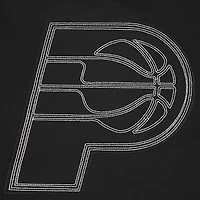 Men's Pro Standard Black Indiana Pacers Paint the City Drop Shoulder Sweatshirt