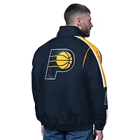 Veste légère à fermeture éclair intégrale Starter Navy Indiana Pacers Freestyle pour homme