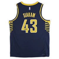 Pascal Siakam Indiana Pacers Autographed Nike Navy Icon Swingman Jersey  