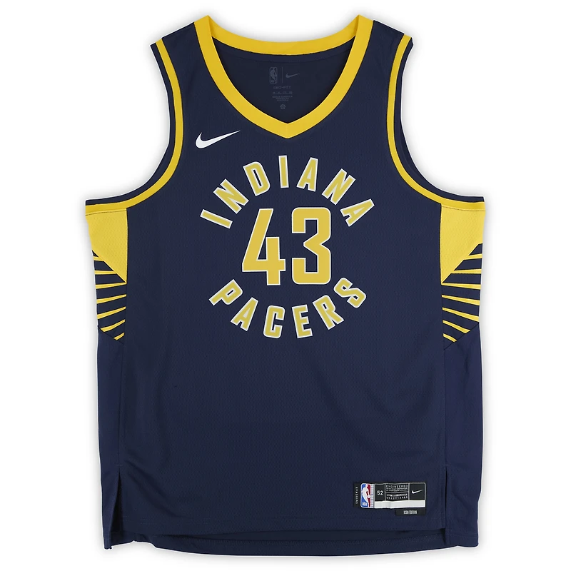 Pascal Siakam Indiana Pacers Autographed Nike Navy Icon Swingman Jersey  