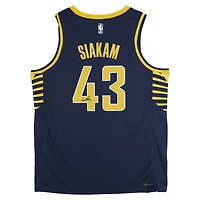 Pascal Siakam Indiana Pacers Autographed Nike Navy Icon Swingman Jersey  