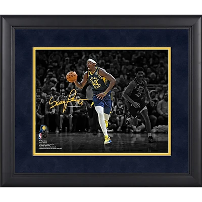 Pascal Siakam Indiana Pacers Fac-similé Signature Encadré 11" x 14 " Photographie Spotlight