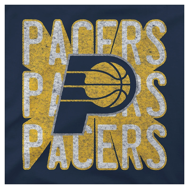 T-shirt unisexe Stadium Essentials bleu marine Indiana Pacers Step Up