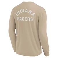 Unisex Fanatics Khaki Indiana Pacers Elements Super Soft Long Sleeve T-Shirt