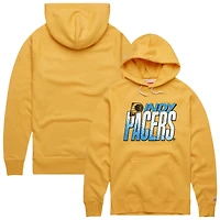 Unisex Homage Gold Indiana Pacers Hometown Edition Tri-Blend Raglan Pullover Hoodie