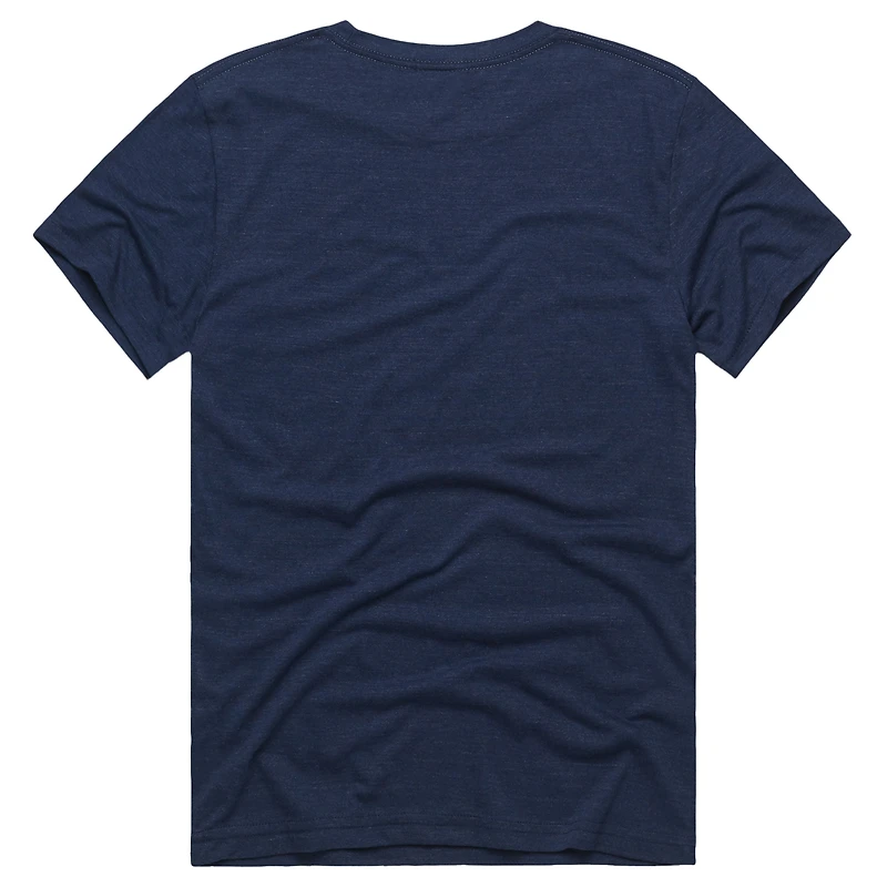 Unisex Homage Navy Indiana Pacers The "1-1414" Comeback Record Tri-Blend T-Shirt