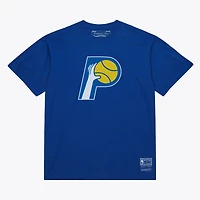 Unisex Mitchell & Ness  Royal Indiana Pacers Hardwood Classics Arch T-Shirt
