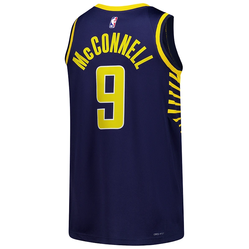 Maillot Swingman unisexe Nike T.J. McConnell bleu marine Indiana Pacers - Édition Icon