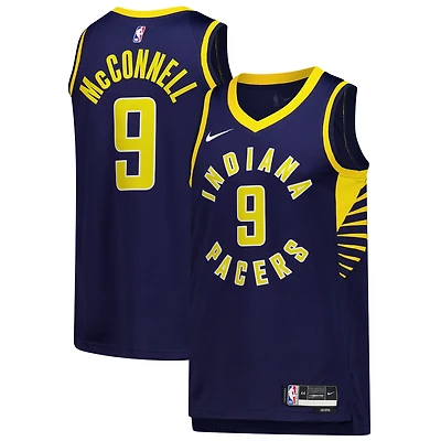 Maillot Swingman unisexe Nike T.J. McConnell bleu marine Indiana Pacers - Édition Icon