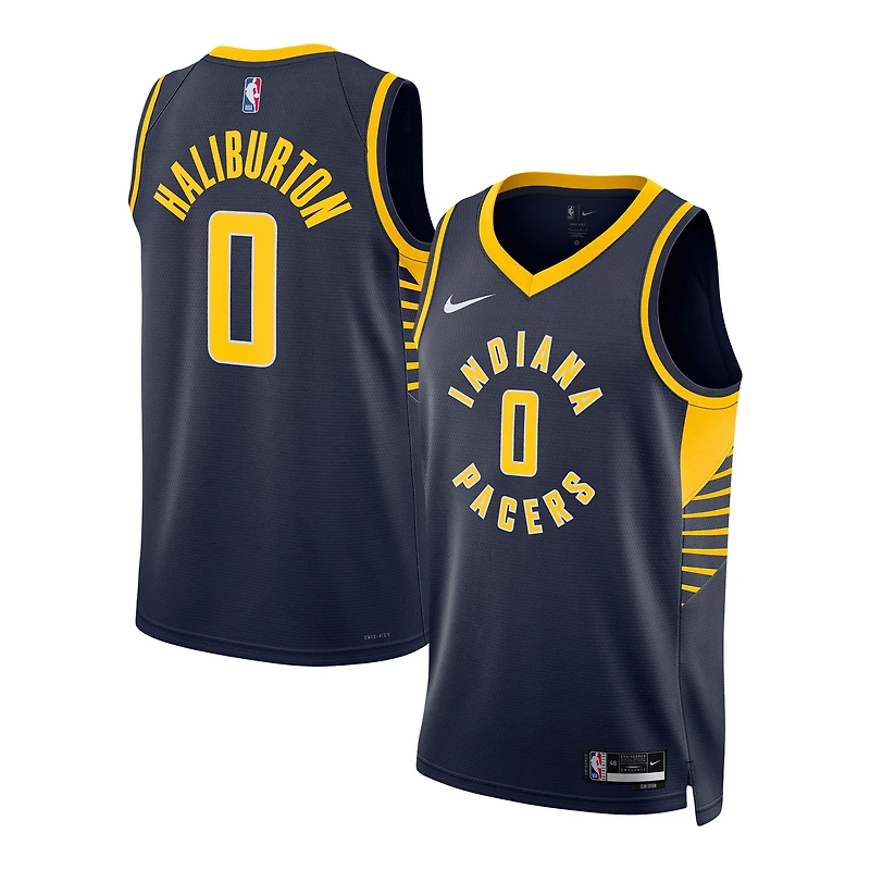 Maillot Nike Tyrese Haliburton Indiana Pacers Swingman unisexe - Édition Icon