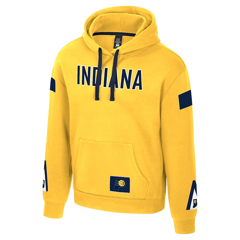 Sweat à capuche unisexe Stadium Essentials Gold Indiana Pacers City Star