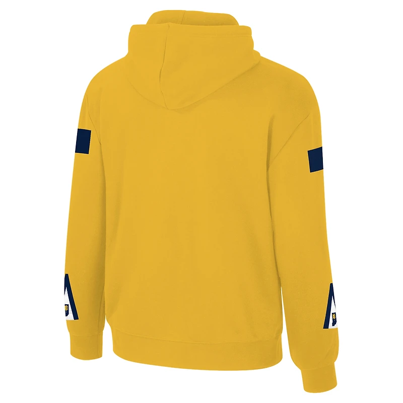 Sweat à capuche unisexe Stadium Essentials Gold Indiana Pacers NBA Legends City Star en polaire