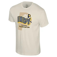Unisex Stadium Essentials Natural Indiana Pacers Greetings From T-Shirt
