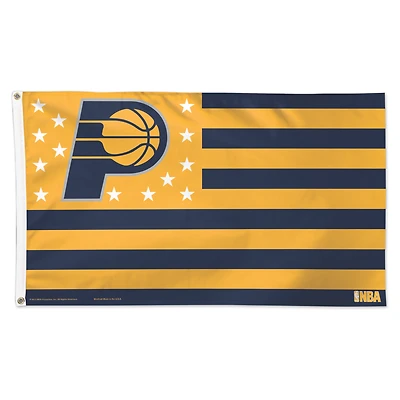 WinCraft Indiana Pacers 3' x 5' Single-Sided Deluxe Patriotic Americana Flag