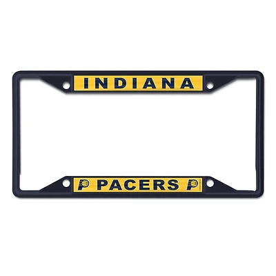 Cadre de plaque d'immatriculation WinCraft Indiana Pacers couleur chrome