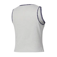 Débardeur en maille Neptune Hacci gris Concepts Sport pour femme