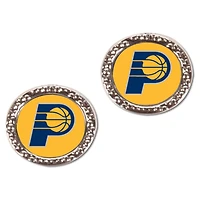 Boucles d'oreilles rondes WinCraft Indiana Pacers pour femmes