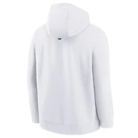 Youth Nike  White Indiana Pacers 2024/25 City Edition Club Fleece Pullover Hoodie