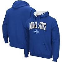 Sweat à capuche Colosseum Royal Indiana State Sycamores Arch & Logo pour homme