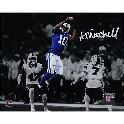 Photographie autographiée d'Adonai Mitchell, Indianapolis Colts