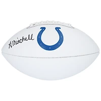 Adonai Mitchell Indianapolis Colts Autographed Franklin White Panel Football  